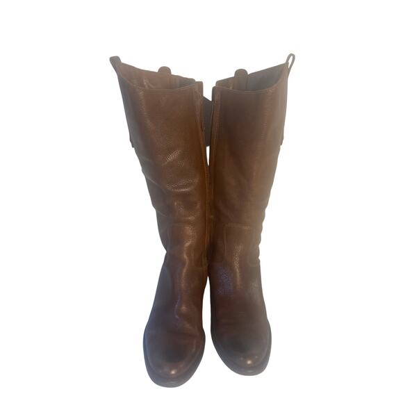 Matisse Women Calf Knee Brown Boho Leather Button Sargent Riding Boot Size 7.5 - Picture 4 of 6